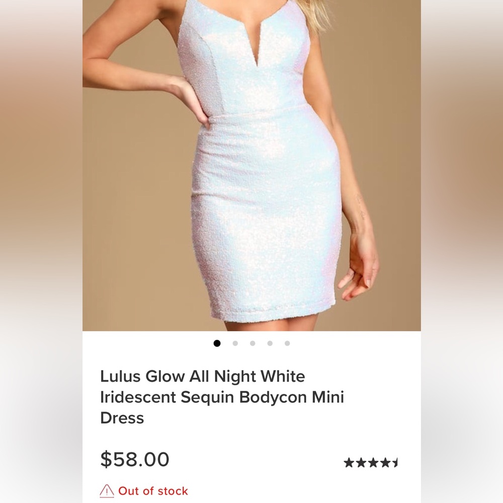 Lulu’s Glow All Night Sequin Mini Dress